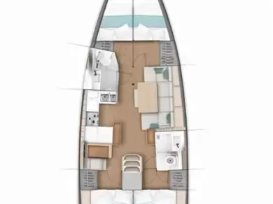 Location bateau Gouviá pas cher Sun Odyssey 440