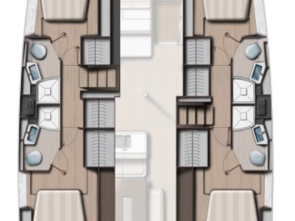 Location Catamaran à Lefkáda - Bali Bali 4.4