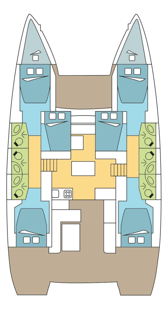 Location Catamaran à Parham Town - Lagoon Lagoon 50