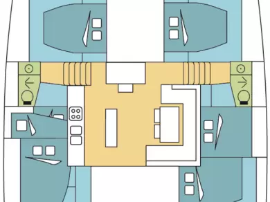 Location Catamaran Lagoon avec permis