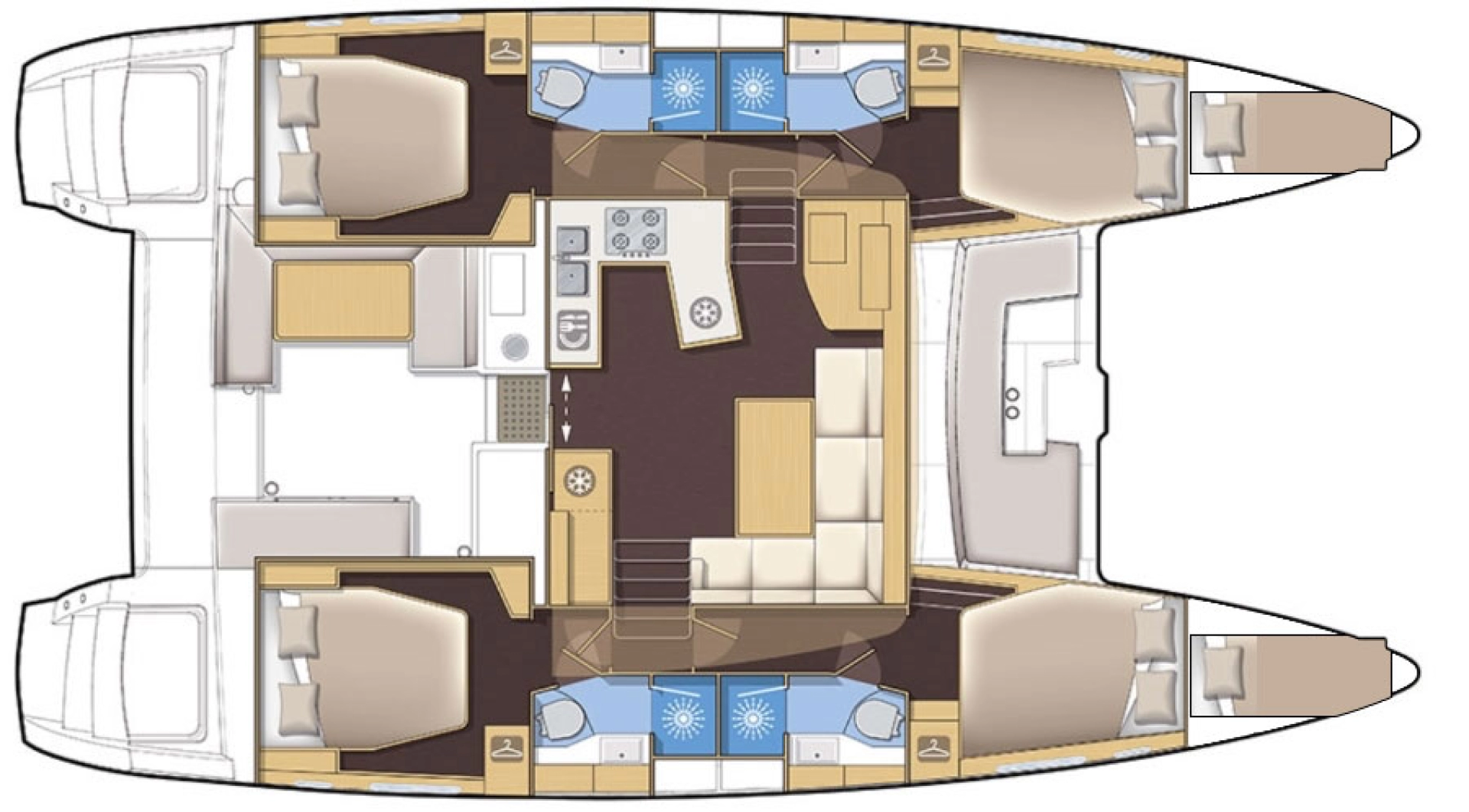 Catamaran à louer à Kaštela au meilleur prix