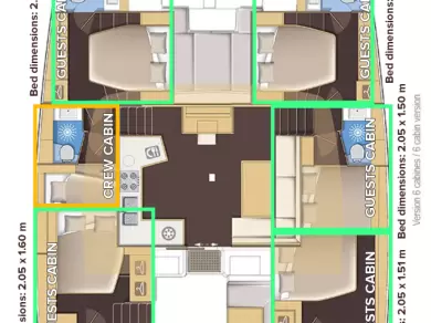 Location Catamaran Lagoon avec permis