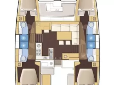 Location bateau Lefkáda pas cher Lagoon 450 F