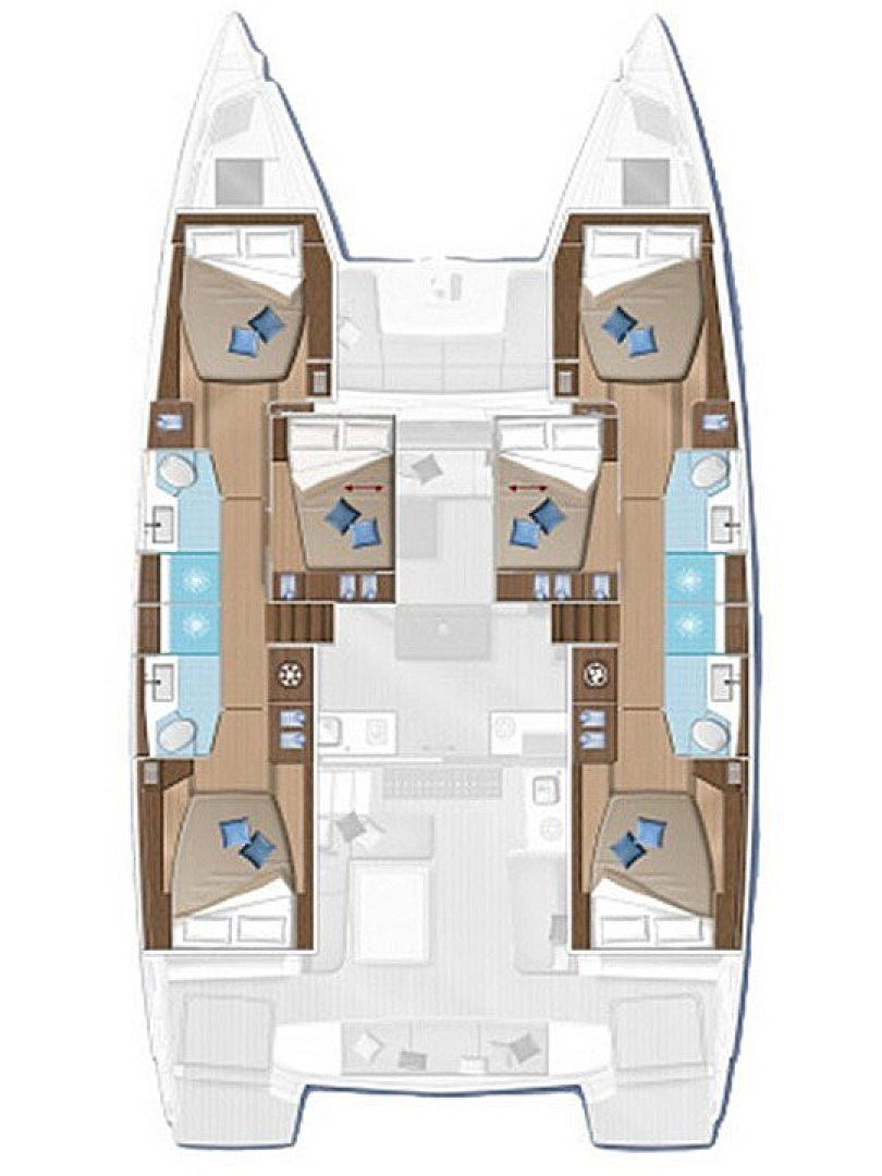 Location bateau Álimos pas cher Lagoon 50