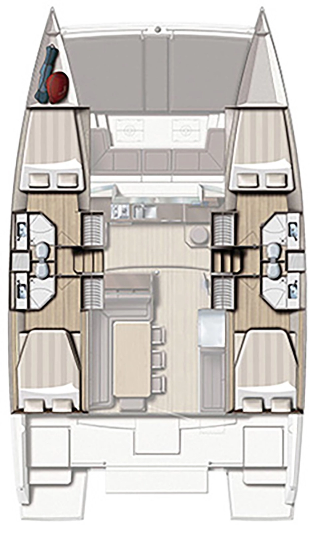 Location bateau Bali Bali 4.3 à Capo d'Orlando sur Samboat