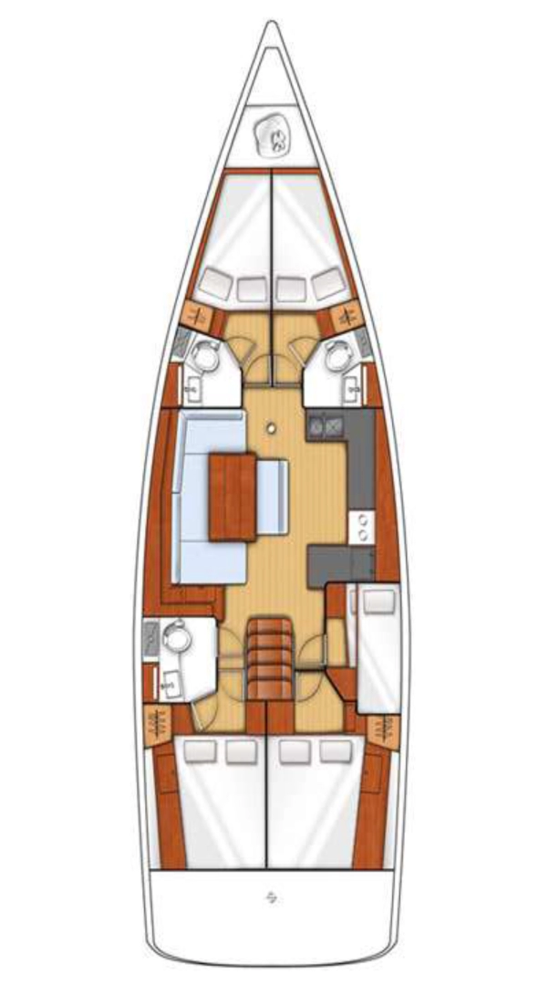 Location bateau Kalkara pas cher Oceanis 48