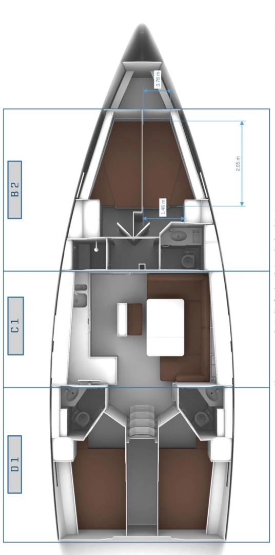 Location à Marmaris - Bavaria Cruiser 46 sur SamBoat