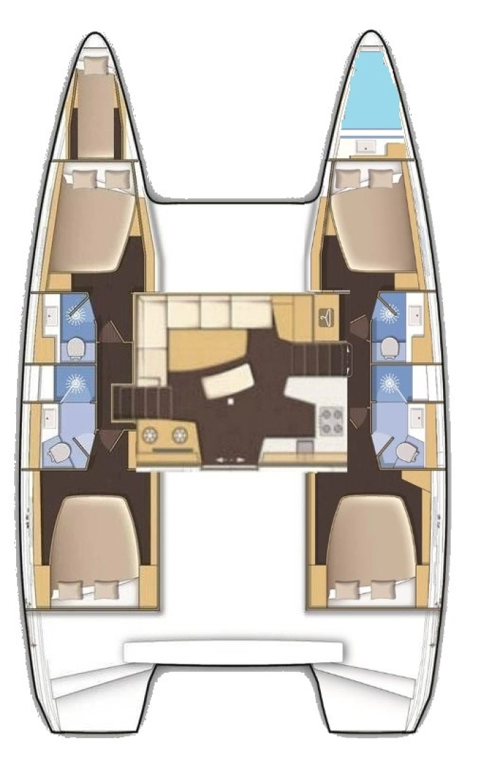 Catamaran à louer à Lefkáda au meilleur prix