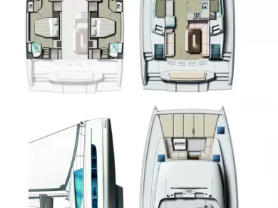 Louer Catamaran avec ou sans skipper Bali à Marmaris