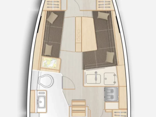 Location bateau Marseille pas cher Hanse 348