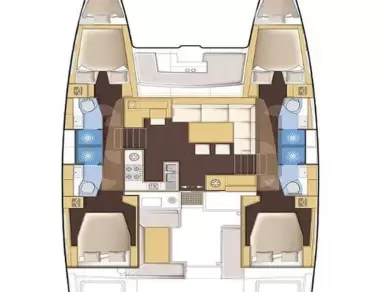 Location à Fethiye - Lagoon Lagoon 410 S2 sur SamBoat
