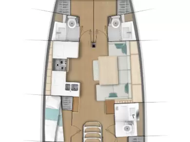 Location bateau Jeanneau Sun Odyssey 490 à Lefkáda sur Samboat
