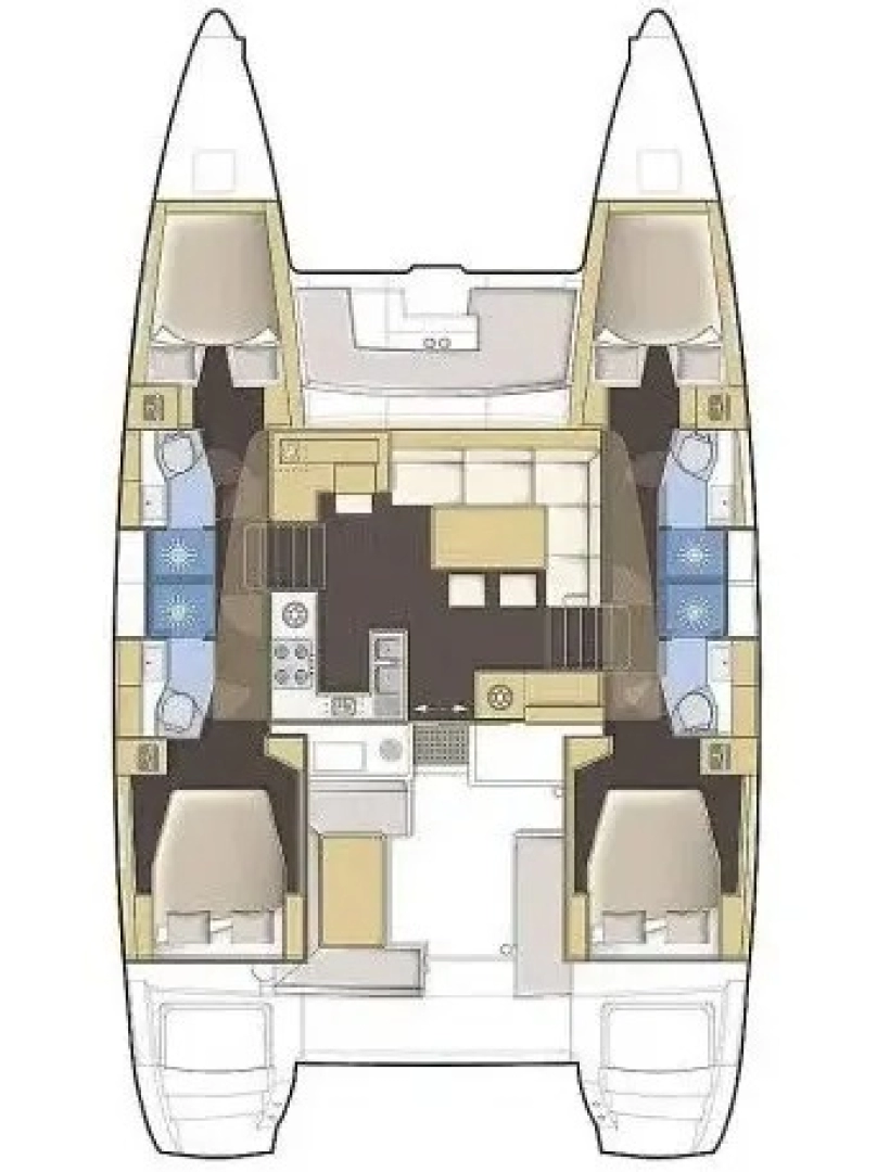 Location Catamaran Lagoon avec permis