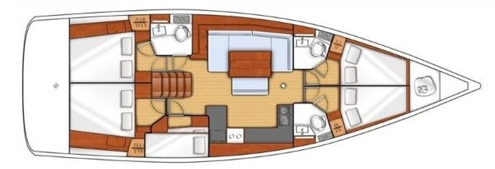Location bateau Primošten pas cher Oceanis 48