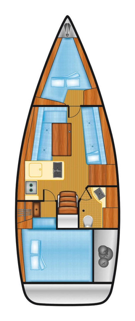 Location bateau Heiligenhafen pas cher Oceanis 31