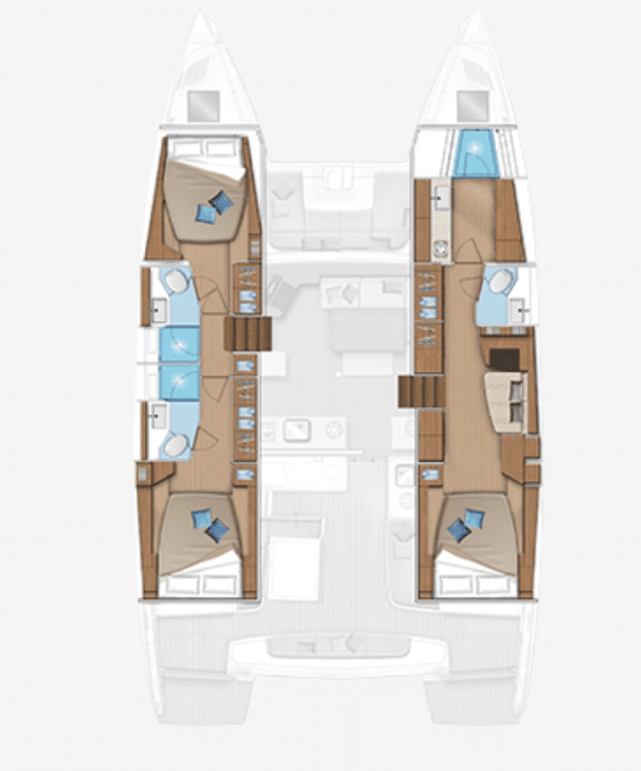 Location Catamaran Lagoon avec permis