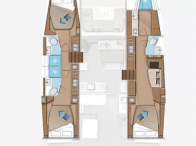 Location Catamaran Lagoon avec permis