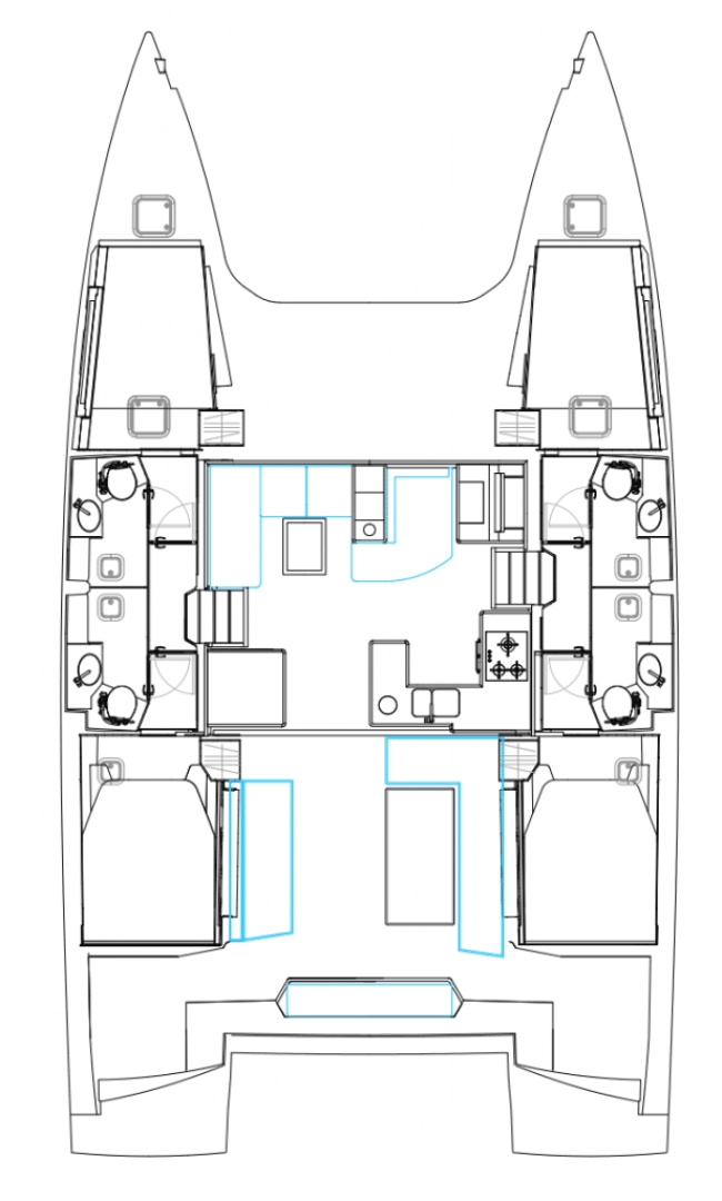 Location Catamaran Nautitech avec permis