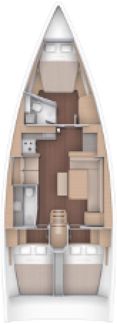 Location à Golfe-Juan - Dufour Dufour 430 sur SamBoat