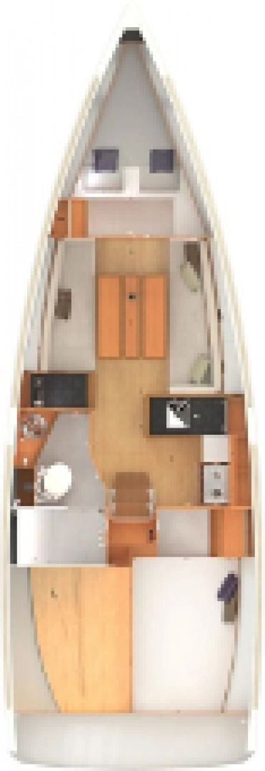 Location bateau Jeanneau Sun Odyssey 349 à Golfe-Juan sur Samboat