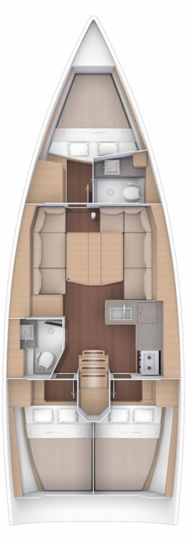 Location bateau Dufour Dufour 390 à Trogir sur Samboat