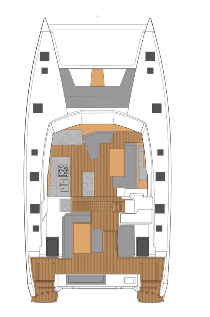 Location à Le Marin - Fountaine Pajot Aura 51 sur SamBoat
