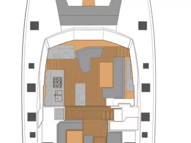 Location à Le Marin - Fountaine Pajot Aura 51 sur SamBoat