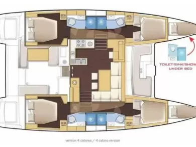 Location Catamaran Lagoon avec permis
