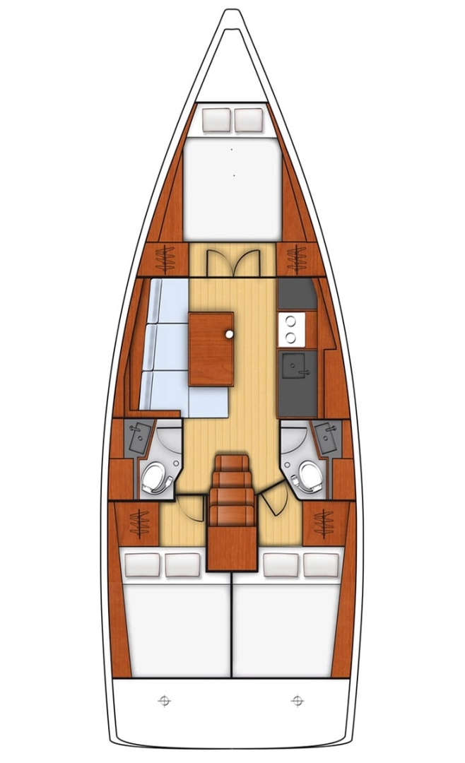 Location bateau Komolac pas cher Oceanis 38.1