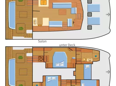 Louer Bateau à moteur avec ou sans skipper Fountaine Pajot à Palma de Majorque