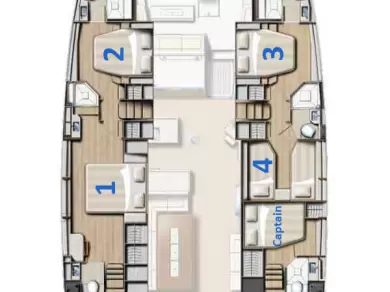 Location à Salerne - Bali Bali 5.4 sur SamBoat