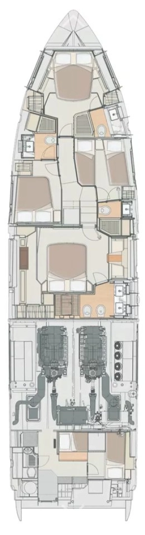 Location bateau Azimut Azimut 72 Fly à Seget Donji sur Samboat