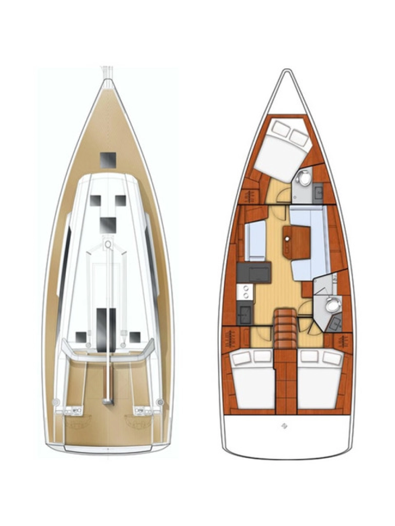 Location Voilier à Kaštela - Bénéteau Oceanis 41.1