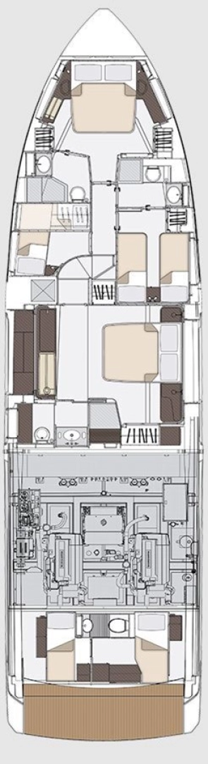 Location à Podstrana - Azimut Azimut 68 sur SamBoat