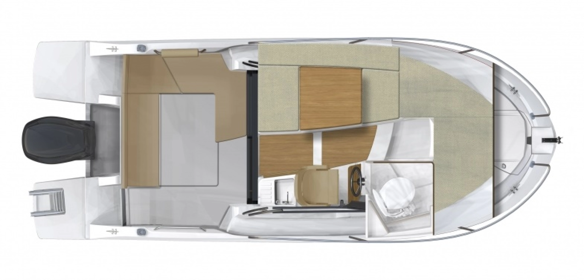 Location Bateau à moteur Bénéteau avec permis