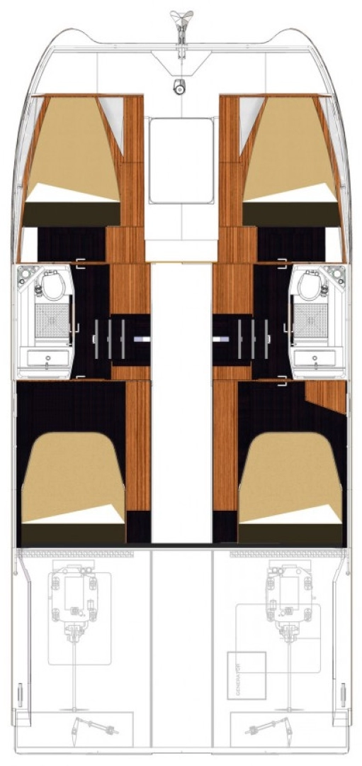 Location bateau Trogir pas cher Fountaine Pajot MY 37