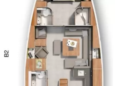 Location bateau Hanse Hanse 455 à Biograd na Moru sur Samboat