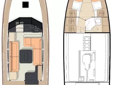 Location bateau Greenline Yachts Greenline 33 à Punat sur Samboat