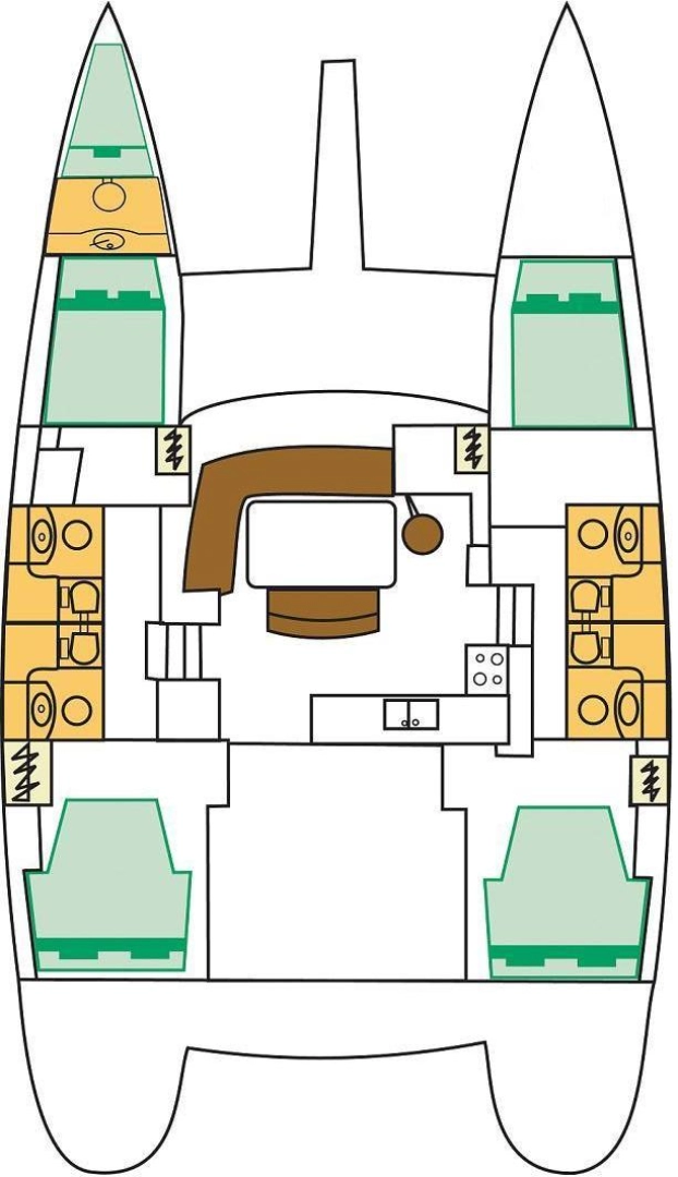 Location bateau Marina (Ville) pas cher Lagoon 440