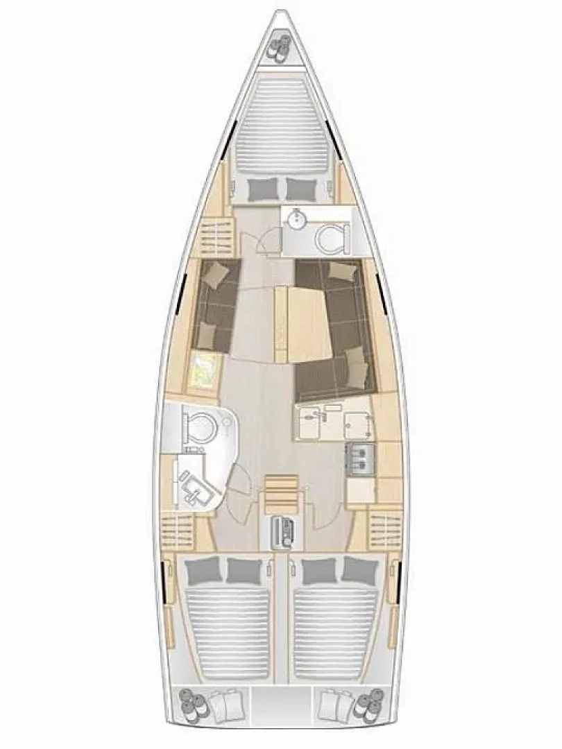 Location à Betina - Hanse Hanse 388 sur SamBoat