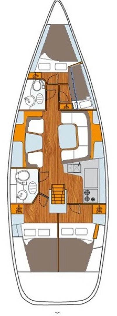 Location bateau Betina pas cher Sun Odyssey 43 DS