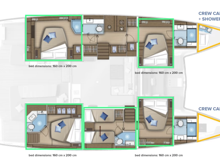 Location à Kaštela - Lagoon Lagoon 55 sur SamBoat