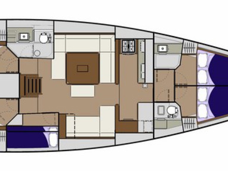 Location bateau Dufour Dufour 560 Grand Large à Rhodes (Ville) sur Samboat