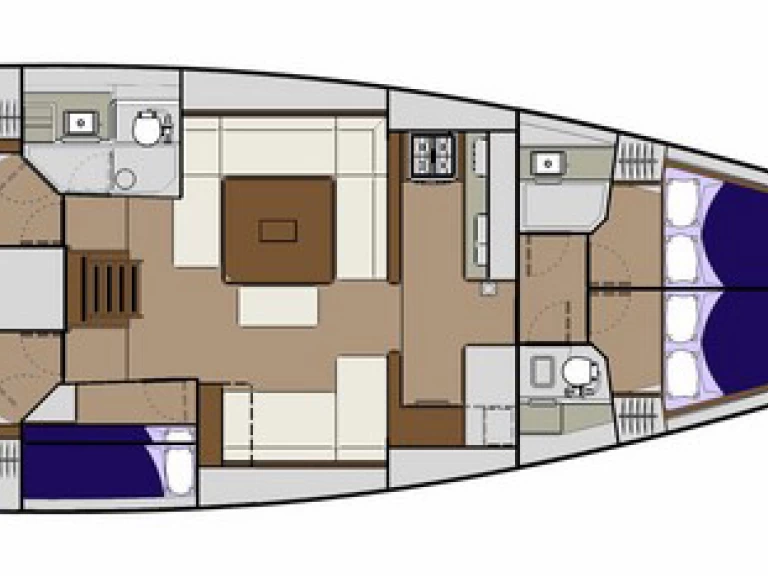 Location bateau Dufour Dufour 560 Grand Large à Rhodes (Ville) sur Samboat