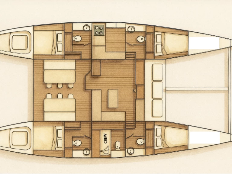 Location Catamaran Lagoon avec permis