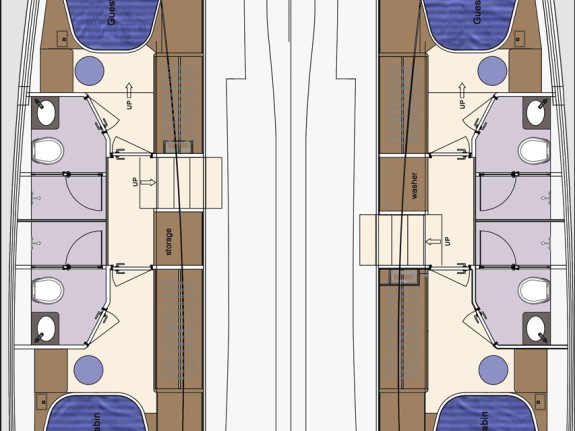 Louer Catamaran avec ou sans skipper HeySea à Marsh Harbour