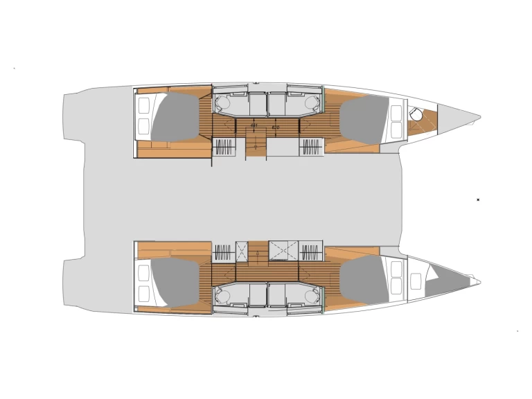 Location Catamaran à Olbia - Fountaine Pajot Elba 45