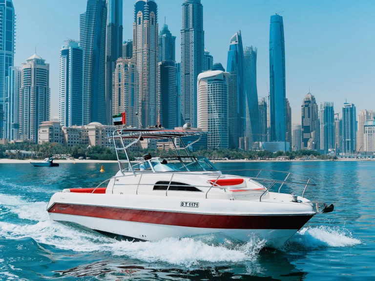 Bateau à moteur à louer à Dubaï harbour au meilleur prix