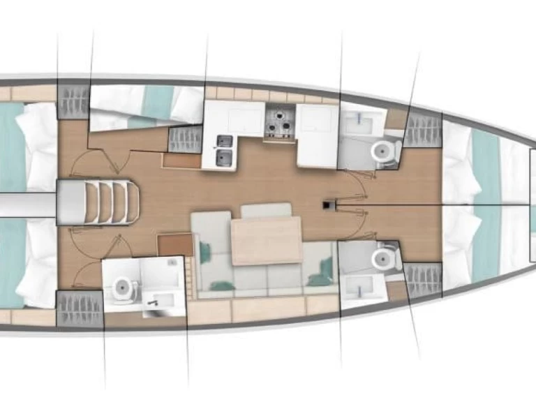 Location bateau Jeanneau Sun Odyssey 490 à Skradin sur Samboat