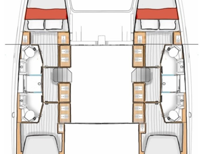 Excess Excess 13 - 4 + 1 cab. a louer à Zaton